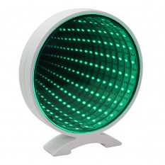 Светильник Бесконечность с USB Круг (зеленый)